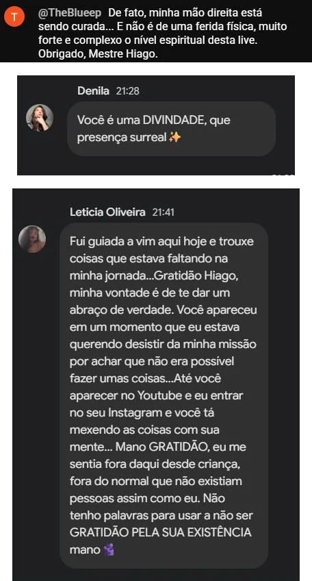 Depoimento de aluno sobre o despertar