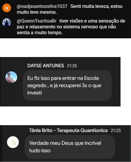 Depoimento de aluno sobre a transformação